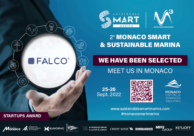 Falco est finaliste au Monaco Smart & Sustainable Marina 2022 Award